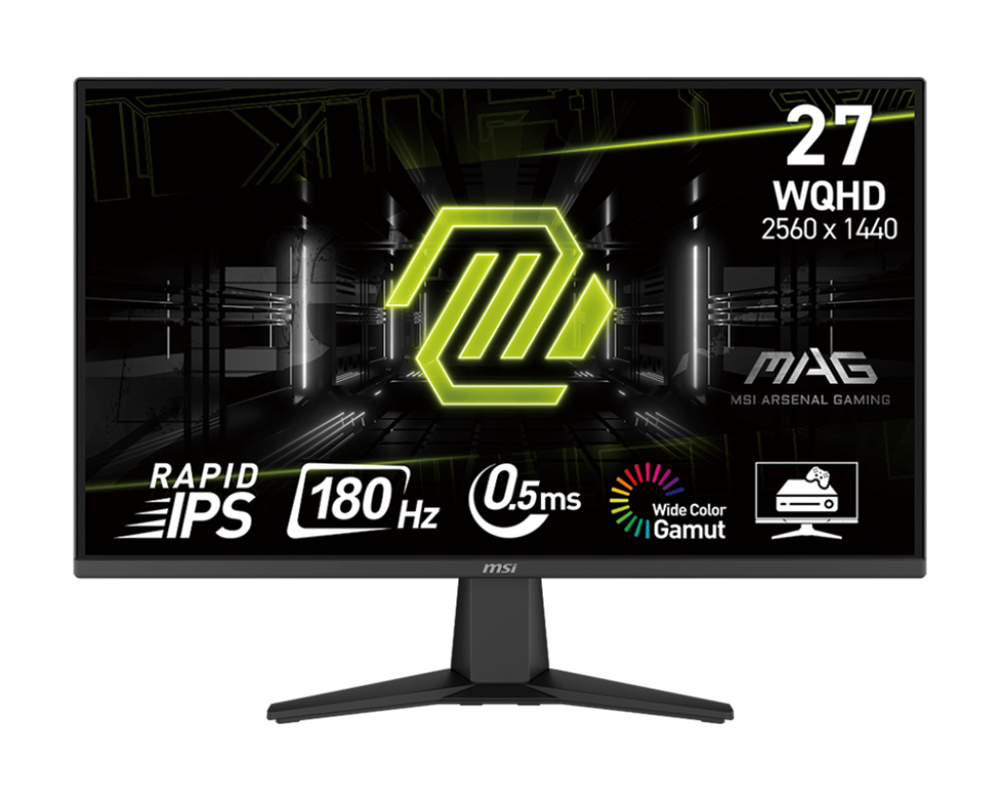 MSI MAG275QF 27" 2K Rapid IPS Gaming Monitor – 180Hz, 0.5ms, Adaptive-Sync