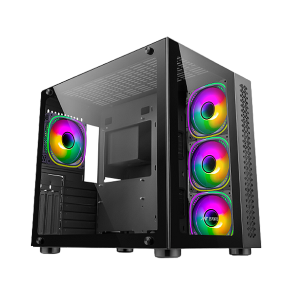 Ant Esports Crystal Black with 4 RGB