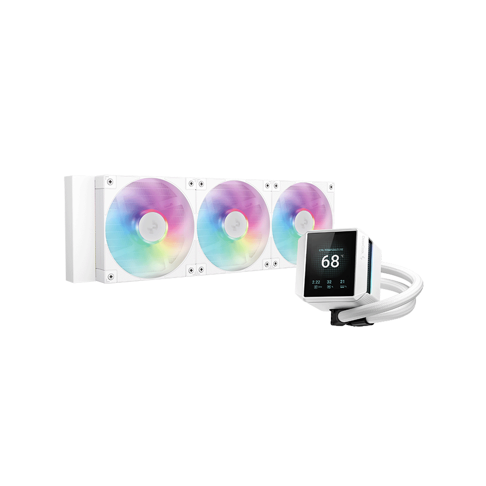 MYSTIQUE 360 WITH LCD 360MM ARGB WHITE