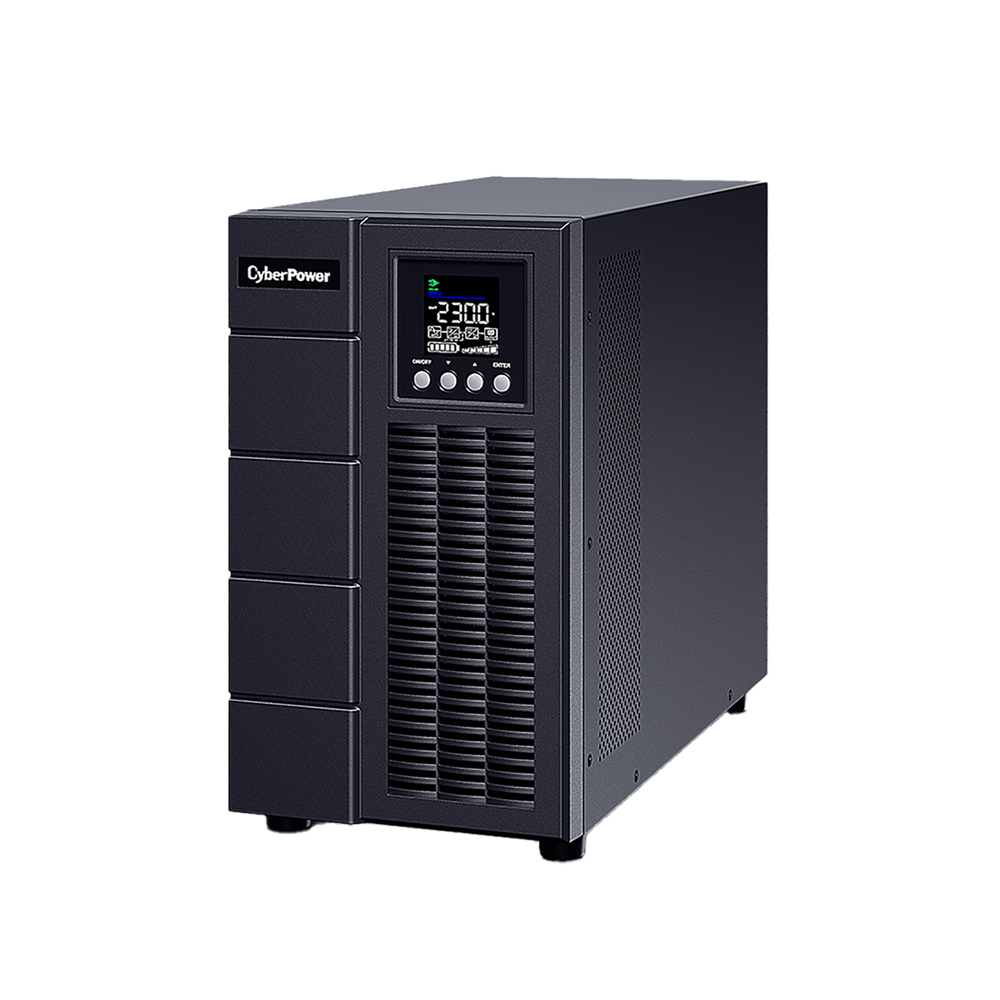 CyberPower OLS3000EC – 3 KVA true online double-conversion UPS (3000VA/2400W, 230V) with Inbuilt Batteries