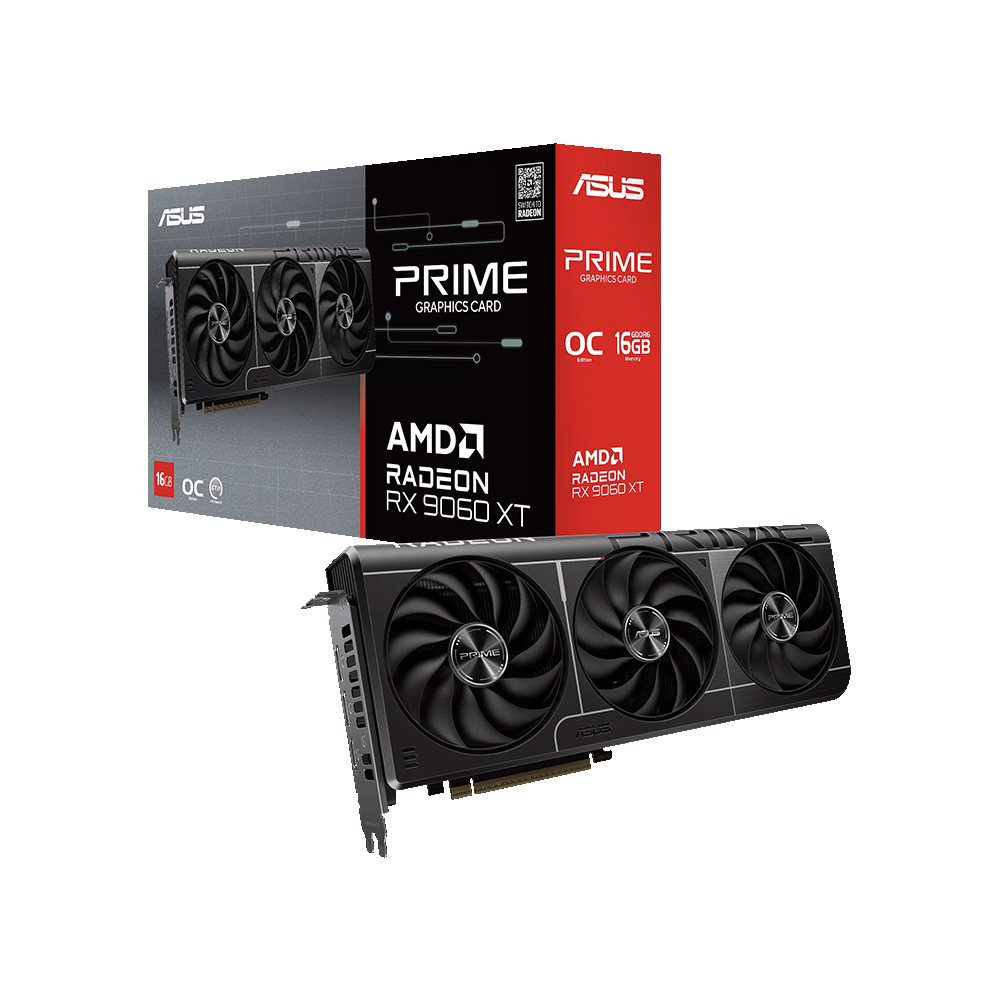 PRIME RX 9060XT 16 GB DDR6 Triple Fan