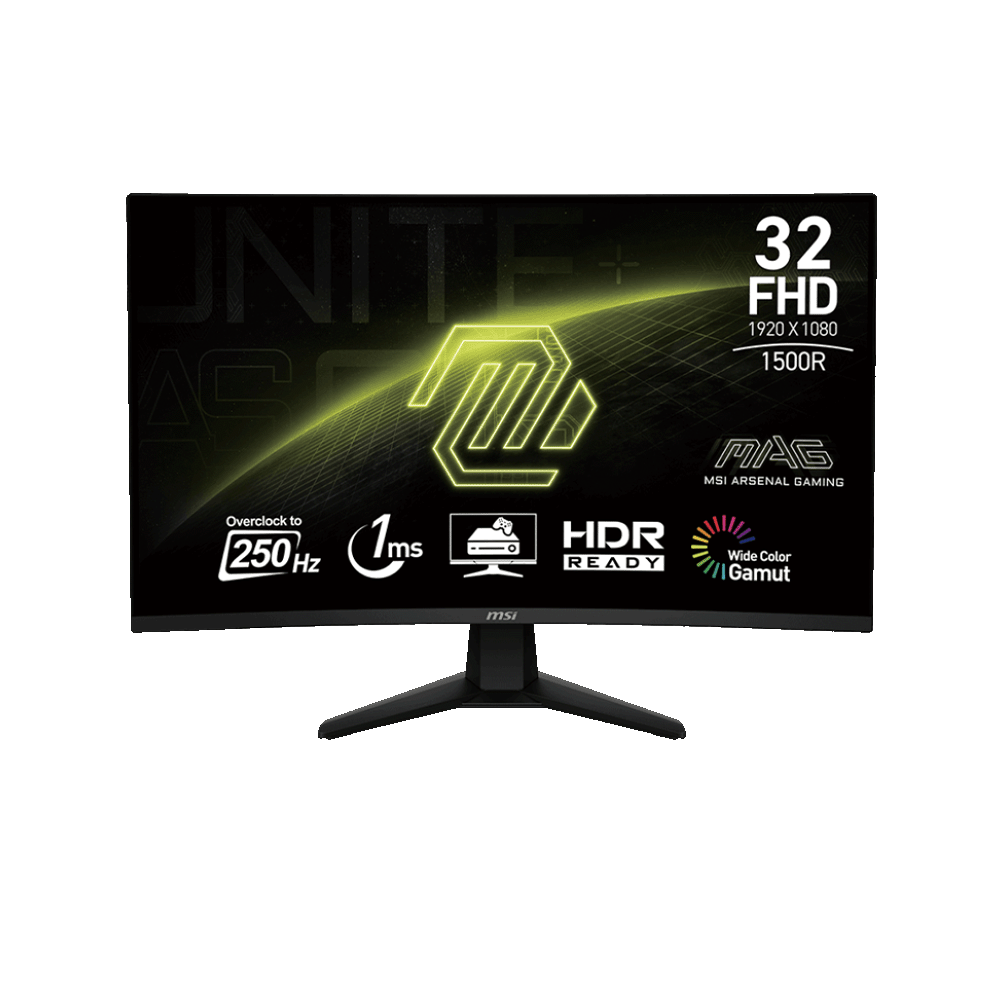 MSI MAG 32C6X – 31.5” FHD Curved Gaming Monitor