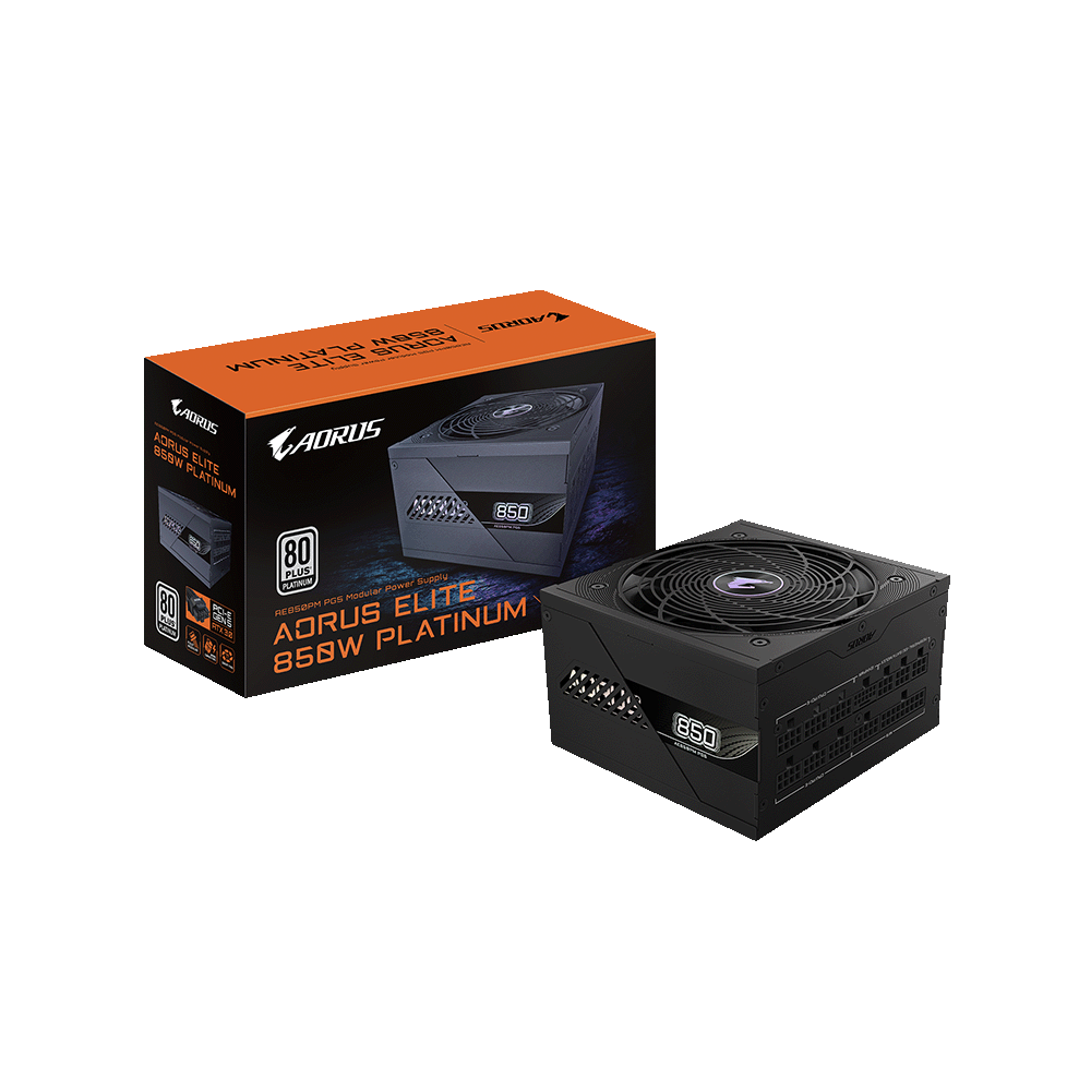 AE-850PM PG5 850w Aorus Elite Platinum Fully Modular White