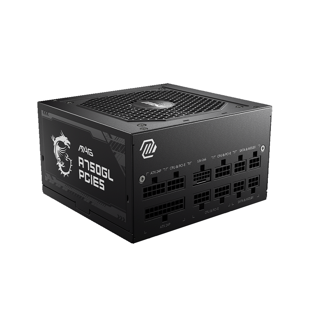 MAG A750GL 750 watts 80 Plus Gold PCIE5 Fully Modular