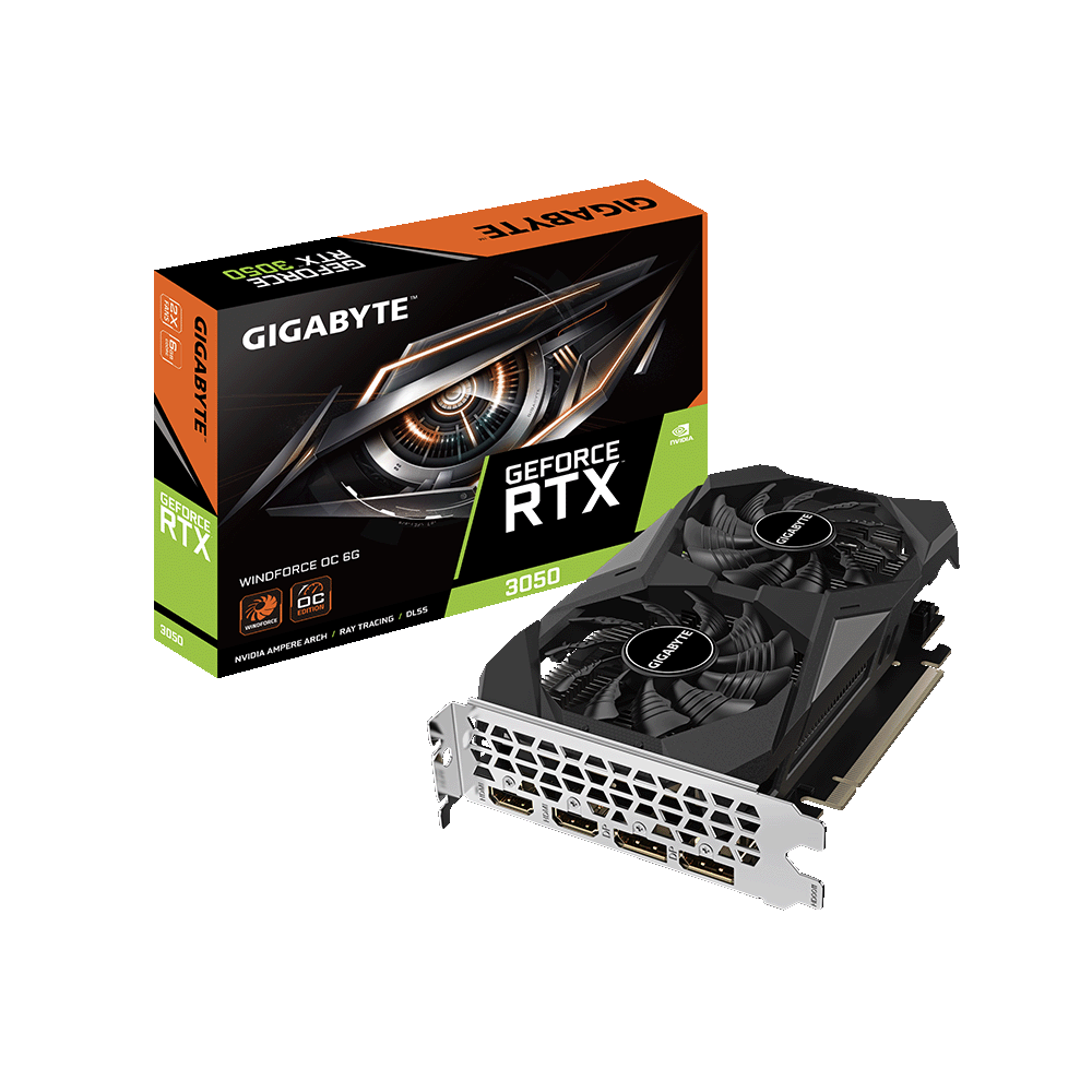 RTX 3050 WINDFORCE OC DUAL FAN 6 GB DDR6