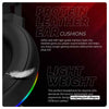 Cosmic Byte Proteus USB & 3.5mm Dual Input Gaming Headset with 7.1 Virtual Surround Sound Black View 4