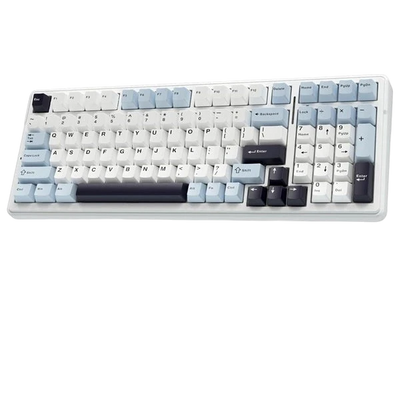 AULA F99 99-Key Tri-Mode Wireless Mechanical Gaming Keyboard – Ice Blue, Reaper Switch