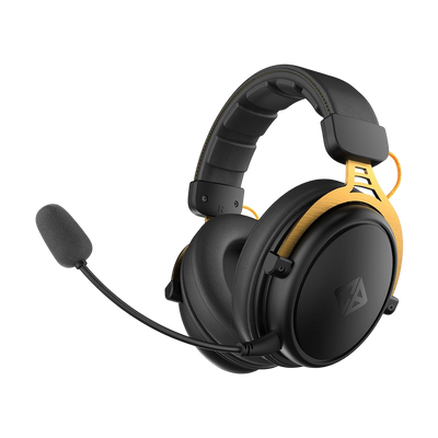 Cosmic Byte Hades 2.4GHz Wireless + Bluetooth Gaming Headphone- Black