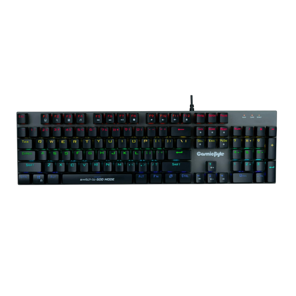 Cosmic Byte Vanth Mechanical Gaming Keyboard with Swappable Outemu Switches- blue switch