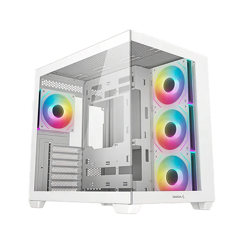 CG530 7 FAN ARGB ATX Mid Tower Cabinet (White)