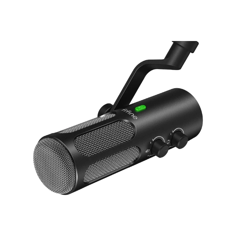 FIFINE AmpliTank TANK 3 USB/XLR Dynamic Studio Microphone with Cardioid Pickup, Mute Button & Headphone Monitoring  SEO Title