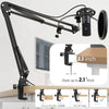 FIFINE T669B USB Condenser Microphone with Cardioid Pickup, Volume Control & Tripod Stand View 3