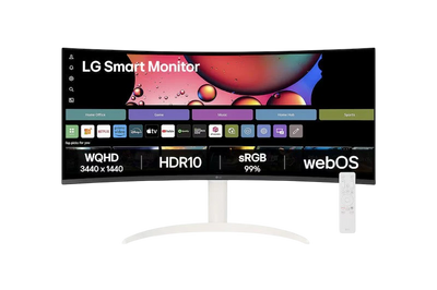 LG MyView Smart 34SR65QC-W 34-inch UltraWide WQHD Curved Monitor