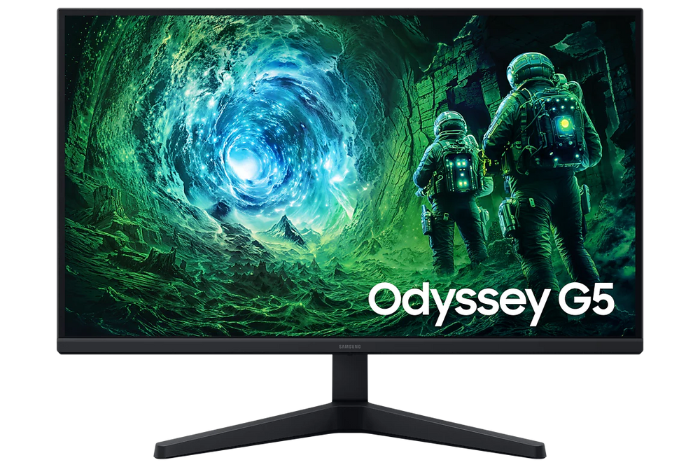 Samsung Odyssey G5 27-inch QHD 200Hz Gaming Monitor – AMD FreeSync Premium LS27FG530EW
