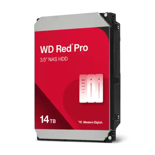 Western Digital WD Red Pro 14TB NAS Internal Hard Drive | 3.5-inch | SATA 6Gb/s | 7200 RPM